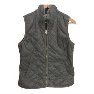 Old Navy Gray Quilted Vest